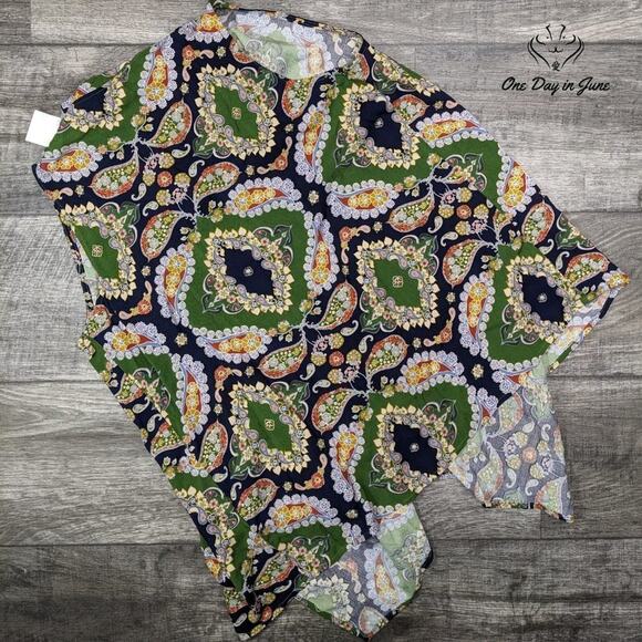 Cato Est 1946 Sleeveless Open Front Top Size XS - Picture 5 of 5